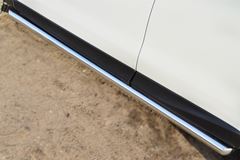 Пороги труба D63 (вариант 1) для Subaru Forester 2013-