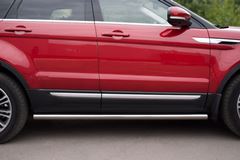 Пороги труба D63 (вариант 3) для Land Rover Range Rover Evoque Prestige u Pure 2011-