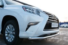 Защита переднего бампера D63 (секции) для Lexus GX 460 2014-