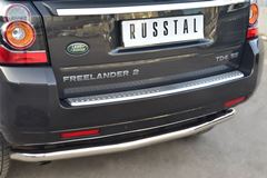 Защита заднего бампера D63 (волна) для Land Rover Freelander 2 2012-