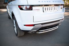 Защита заднего бампера D76/42 (дуга) для Land Rover Range Rover Evoque Dynamic 2011-