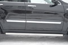 Пороги труба D63 (вариант 1) для Jeep Grand Cherokee 2012