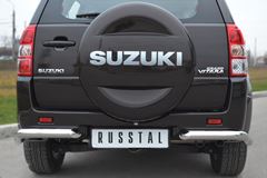 Защита заднего бампера уголки D63 для Suzuki Grand Vitara 5дв 2012-