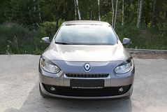 Накладки на передние фары (реснички) Renault Fluence 2009-2012