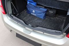 Накладка на порожек багажника Renault Sandero 2009-2013, Renault Sandero Stepway 2009-2013