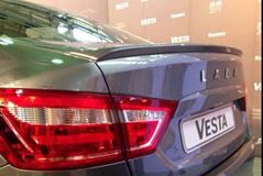 Спойлер на крышку багажника не крашенный (ABS) LADA Vesta 2015-