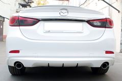 Накладка на задний бампер для Mazda 6 2012+