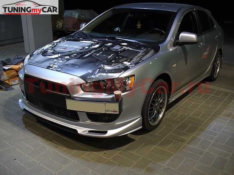 Запчасти автотюнинга. Тюнинг Mitsubishi Lancer X (2008-...)