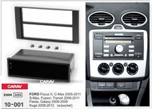 Переходная рамка для установки автомагнитолы CARAV 10-001: 1 DIN / 182 x 53 mm / FORD Focus II, C-Max 2005-2011; S-Max, Fusion, Transit 2006-2011; Fiesta, Galaxy 2006-2008; Kuga 2008-2012