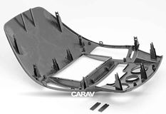  Переходная рамка для установки автомагнитолы CARAV 11-141 (11-142): 2 DIN / 173 x 98 mm / 178 x 102 mm / HYUNDAI i-30 (FD) 2008-2011