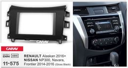 Переходная рамка для установки автомагнитолы CARAV 11-566: 2 DIN / 173 x 98 mm / NISSAN NP300, Navara 2014-2016 / RENAULT Alaskan 2016+