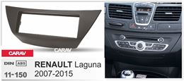 Переходная рамка для установки автомагнитолы CARAV 11-150: 1 DIN / 182 x 53 mm / RENAULT Laguna 2007-2015