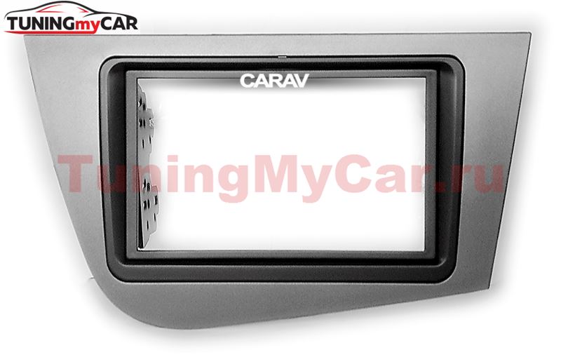Переходная рамка для установки автомагнитолы CARAV 11-581: 2 DIN / 173 x 98 mm / 178 x 102 mm / SEAT Leon 2005-2012