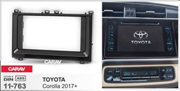 Переходная рамка для установки автомагнитолы CARAV 11-763: 2 DIN / 173 x 98 mm / 178 x 102 mm / TOYOTA Corolla 2017+