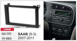 Переходная рамка для установки автомагнитолы CARAV 11-093: 2 DIN / 173 x 98 mm / 178 x 102 mm / SAAB 9-3 2007-2011