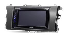 Переходная рамка для установки автомагнитолы CARAV 11-245: 2 DIN / 173 x 98 mm / 178 x 102 mm / BYD G3 2009-2014