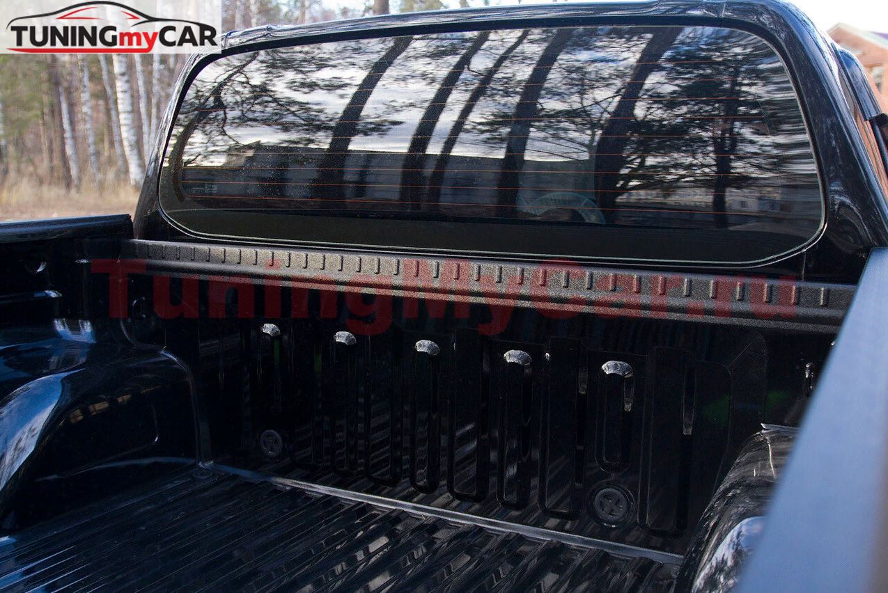 Накладка на передний борт кузова СО СКОТЧЕМ ЗМ Mitsubishi L200 2015-2018 (V дорестайлинг)