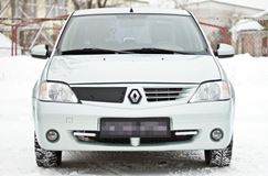 Зимняя заглушка решетки радиатора Renault Logan 2004-2010