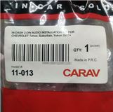 Переходная рамка для установки автомагнитолы CARAV 11-013: 2 DIN / 173 x 98 mm / CHEVROLET, BUICK, HUMMER, SUZUKI