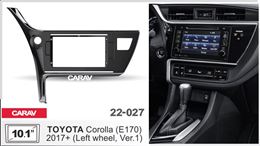 Переходная рамка для установки автомагнитолы CARAV 22-027: 10.1" / 250:241 x 146 mm / TOYOTA Corolla (E170) 2017+