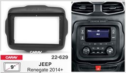 Переходная рамка для установки автомагнитолы CARAV 22-629: 9" / 230:220 x 130 mm / JEEP Renegate 2014+