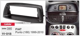 Переходная рамка для установки автомагнитолы CARAV 11-018: 1 DIN / 182 x 53 mm / FIAT Punto (188) 1999-2010