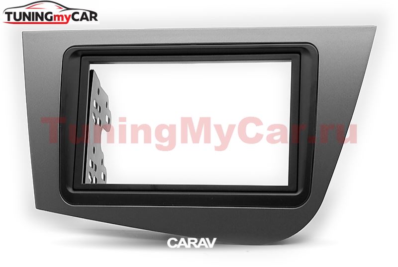 Переходная рамка для установки автомагнитолы CARAV 11-609: 2 DIN / 173 x 98 mm / 178 x 102 mm / SEAT Leon 2005-2012
