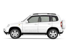 Рейлинги "Комфорт" на Chevrolet NIVA с 2002 (Черный муар)
