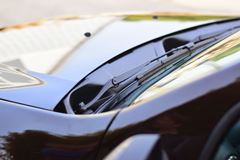 Накладка в проём стеклоочистителей (ЖАБО БЕЗ СКОТЧА, ABS) Renault Duster с 2012/ Nissan Terrano c 2014