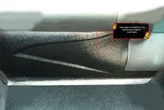 Накладка на ковролин под задний ряд сидений Lada (ВАЗ) Vesta 2015-