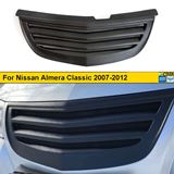 Решётка радиатора с черной сеткой Nissan Almera Classic 2007-2012 ШАГРЕНЬ