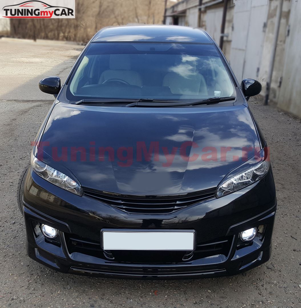 Тюнинг от TuningMyCar. Реснички на фары Toyota Wish XE20 2009-2017