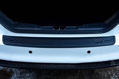 Накладка на задний бампер Ford Focus III 2011-2013, Focus III рестайлинг 2014-2019 (седан)