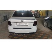 Накладка на задний бампер Volkswagen Polo V 2016-2019