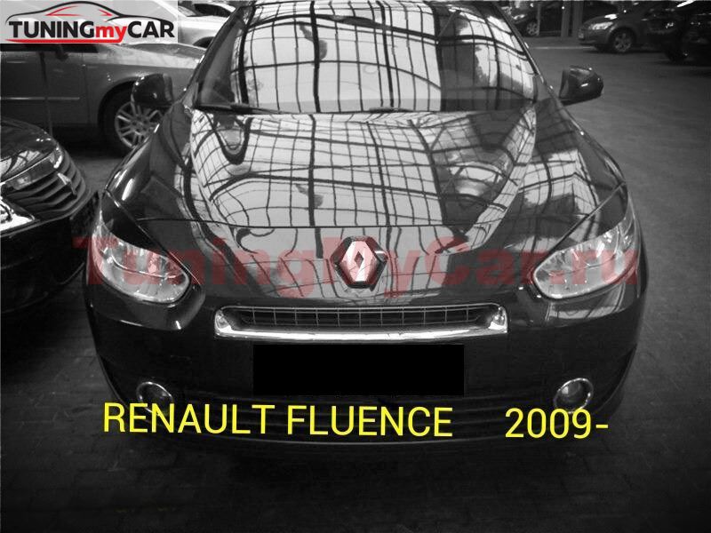 Реснички на фары для Renault Fluence 2009-