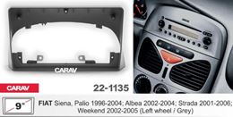 Монтажная рамка CARAV 22-1135 (9" FIAT Siena, Palio 1996-2004; Albea 2002-2004; Strada 2001-2006; Weekend 2002-2005)