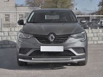 Защита переднего бампера d63 секции-d42 дуга для Renault Arkana 2019- 