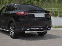 Защита заднего бампера d63 дуга для Haval F7X 1.5 4WD 2019-2022 