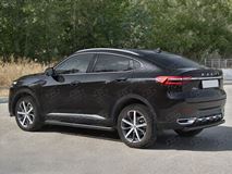 Защита заднего бампера d63 дуга black для Haval F7X 1.5 4WD 2019-2022 