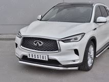 Защита переднего бампера d63 волна для INFINITI QX50 2018-