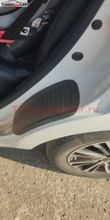 Накладки на внутренние части задних арок со скотчем для Lada (ВАЗ) Xray 2015-2022