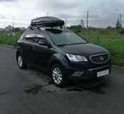 Накладки на фары (реснички) для SsangYong Actyon 2010-2013