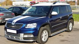 Накладки на фары (реснички) для Skoda Yeti 2013-2018