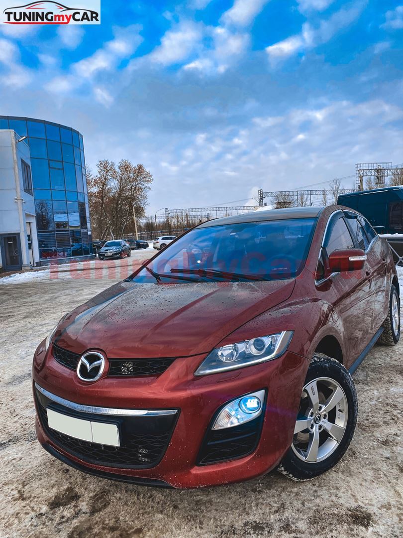Накладки на фары (реснички) для Mazda CX-7 2006-2012