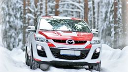 Накладки на фары (реснички) для Mazda CX-7 2006-2012