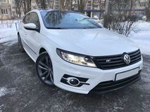 Реснички на фары для Volkswagen Passat CC 2012-2017 рестайлинг