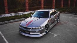 Накладки на фары (реснички) для Nissan Skyline R34 1998-2001