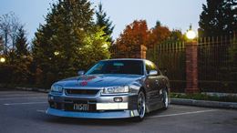 Накладки на фары (реснички) для Nissan Skyline R34 1998-2001