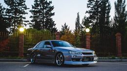 Накладки на фары (реснички) для Nissan Skyline R34 1998-2001