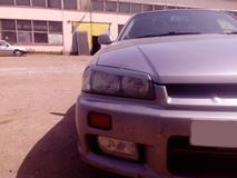 Накладки на фары (реснички) для Nissan Skyline R34 1998-2001